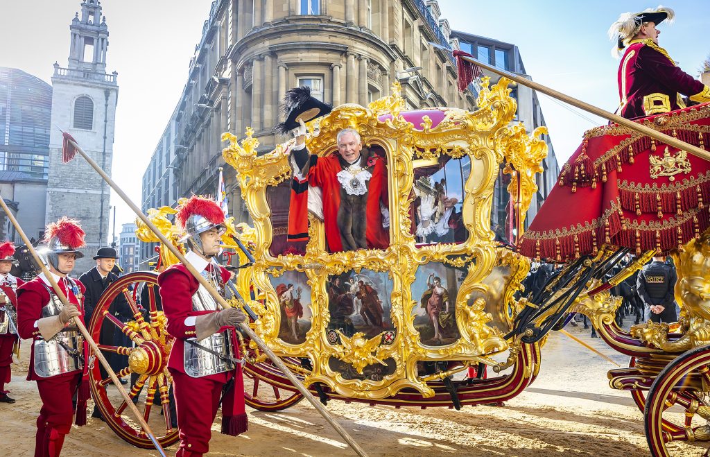 Lord Mayor of City of London at the Lord Mayor's Show 2022