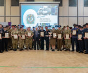 Lord-Lieutenant awardees with the Lord-Lieutenant of Greater London Sir Ken Olisa