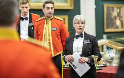 City Secretary Liz Church briefing employers on ERS and AFC